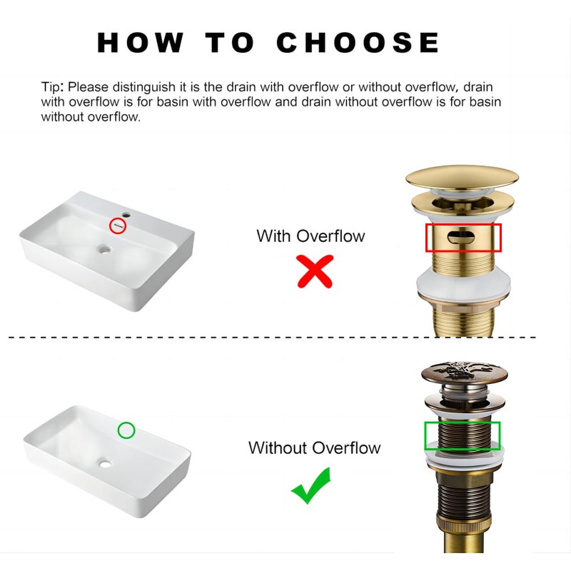 LightInTheBox Engraved Antique Brass Pop Up Bathroom Sink Drain Strainer Stopper no Overflow Hole Kitchen Basin Sink Bottle Trap Drainer - Image 3